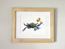 Load image into Gallery viewer, Cracking Crab Print