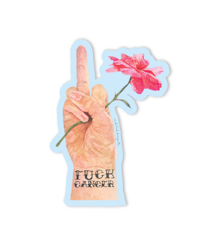 F Cancer Middle Finger