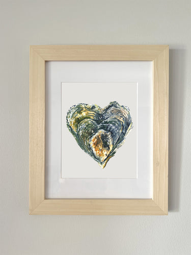 Oyster Heart Print