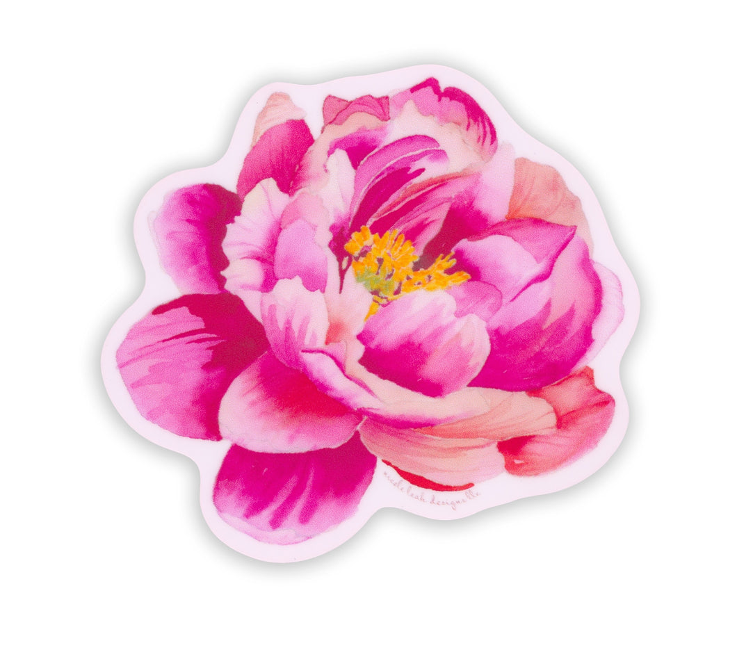 Peony Sticker